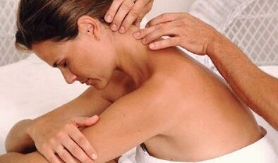Therapeutic massage for cervical condrosis