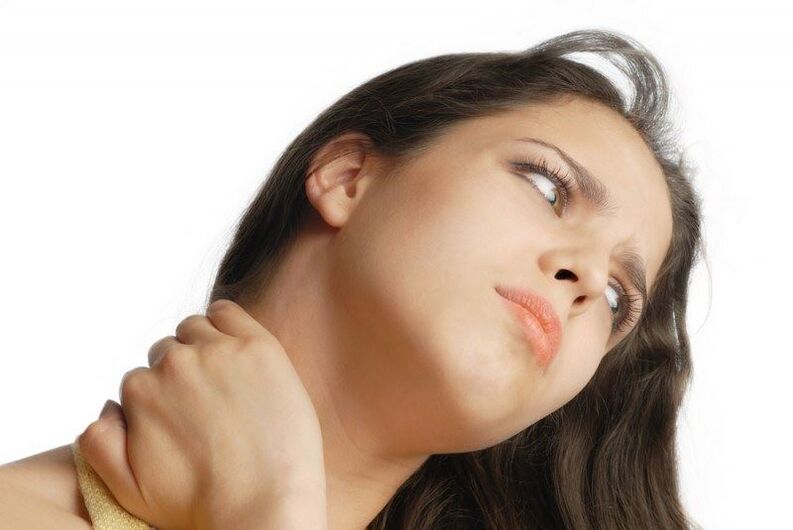 neck pain due to osteochondrosis