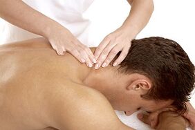 Massage as a method of treating cervical osteochondrosis.